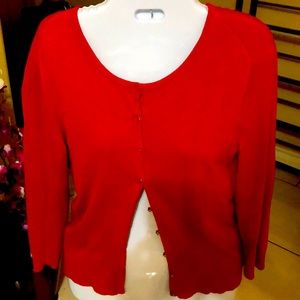 Light weight front buttons cardigan